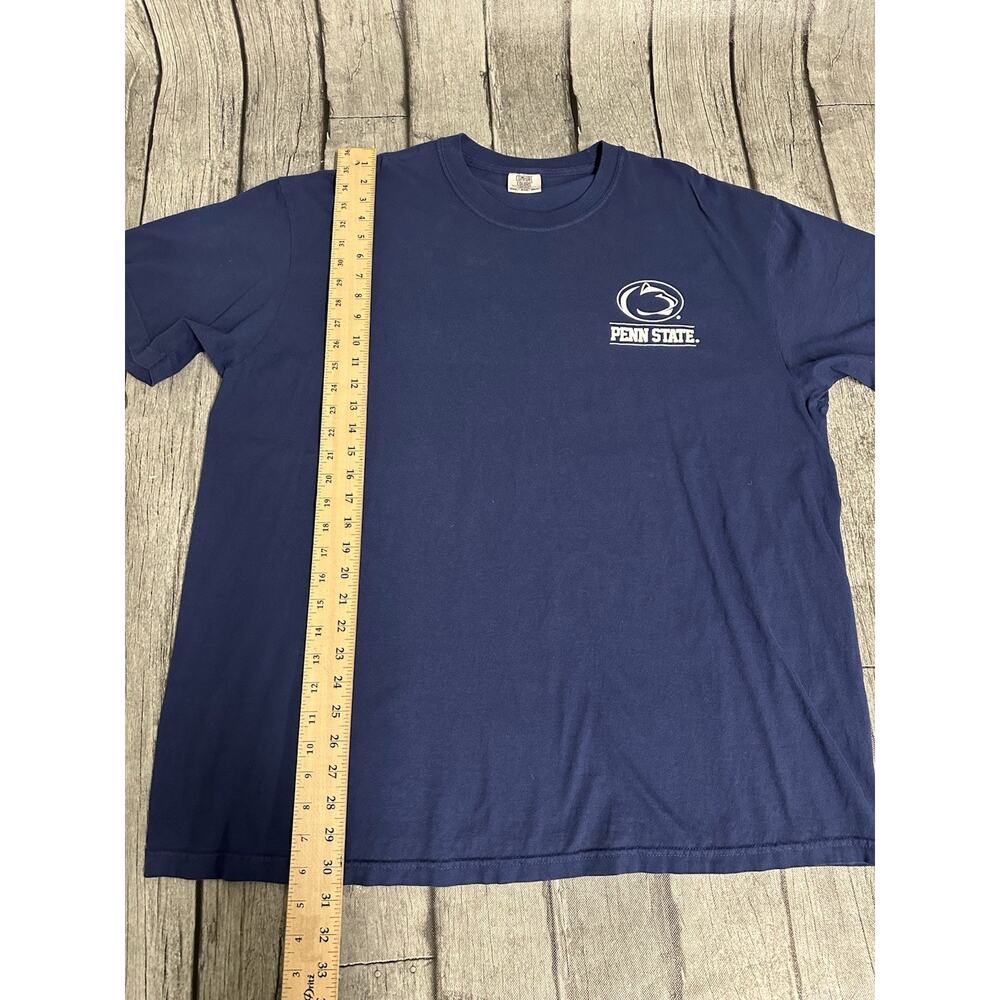NWOT Adult Comfort Colors Penn State Nittany Lions Cotton Tshirt 2XL Navy XXL SS - Picture 7 of 9